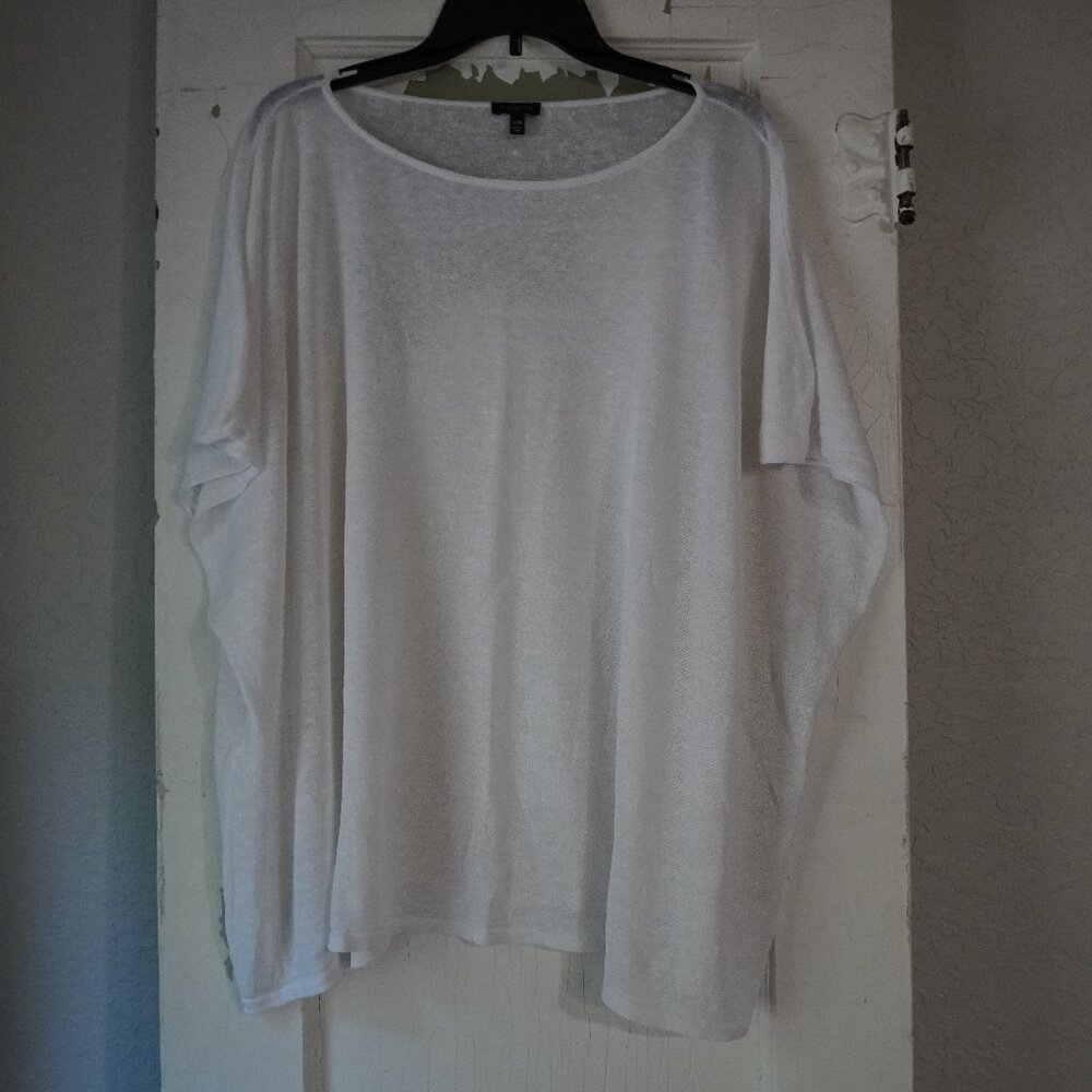 Talbots Short Sleeve Light Weight Pullover Kimono type Top